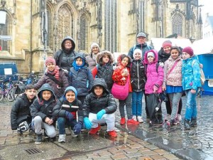 Interkulturelle Reise durch Münster, Internationale Willkommensklasse der Matthias-Claudius-Schule in MS-Handorf